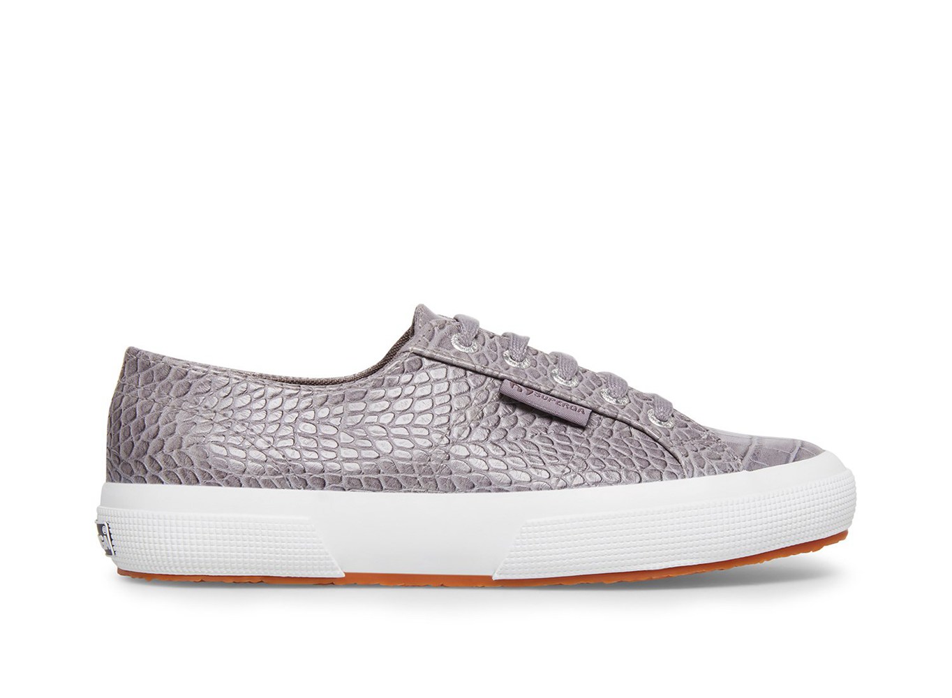 Tenis Feminino Cinzentas - Superga 2750 Syntcrocodilew - VRQWH-4206